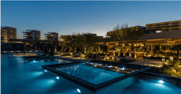Solución TECSIR Co-Therm Heat Pump para hotel Solaz Resort Los Cabos – eficiencia energética en climatización de albercas y agua caliente.