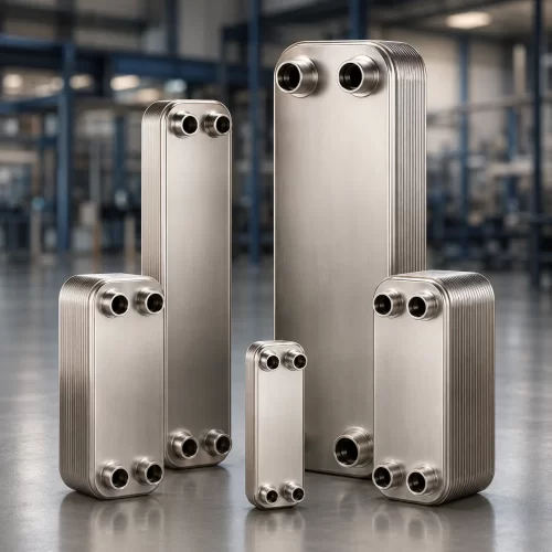 Intercambiadores de calor de placas para refrigeración industrial