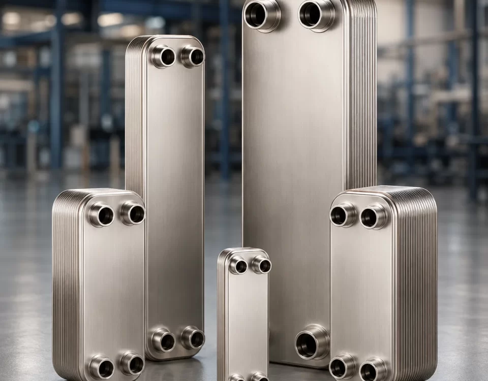Intercambiadores de calor de placas para refrigeración industrial