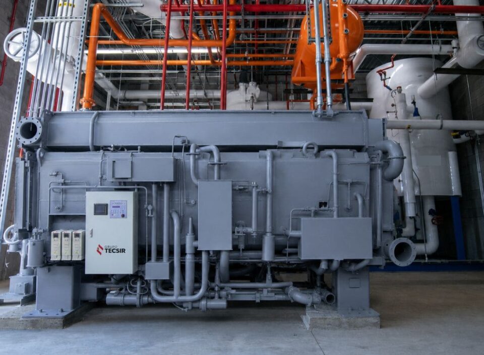 Refrigeración con amoníaco en sistemas industriales de enfriamiento