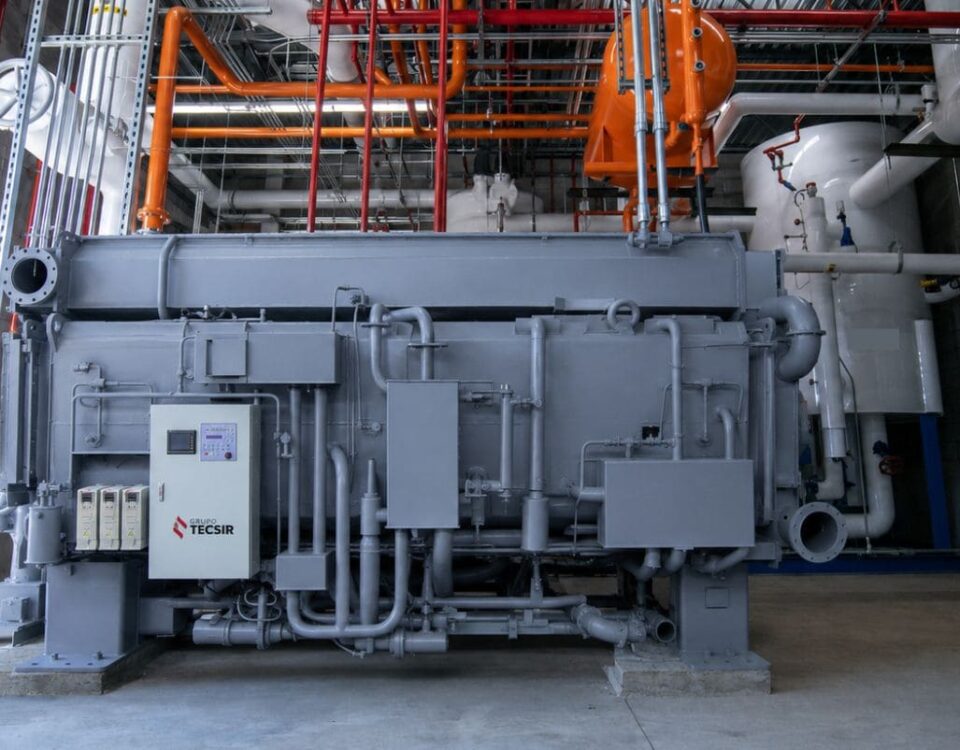 Refrigeración con amoníaco en sistemas industriales de enfriamiento